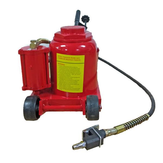 50 Ton Air / Manual Pneumatic Hydraulic Bottle Jack Automotive Repair Tool