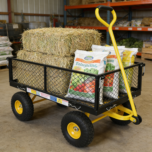 Wagon Cart Garden cart trucks make it easier to transport firewood